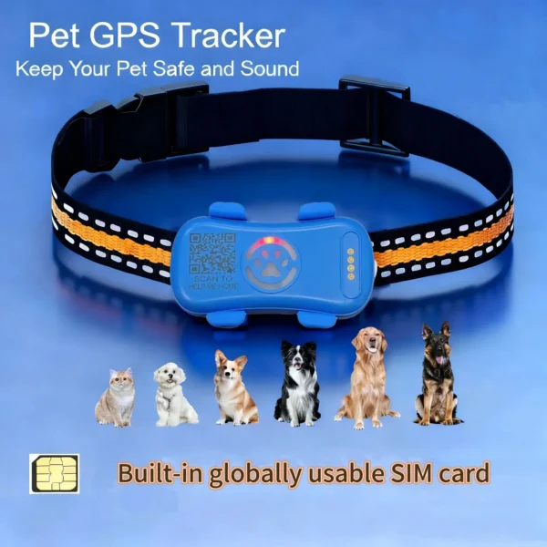 GPS Pet Tracker for Dogs Cats